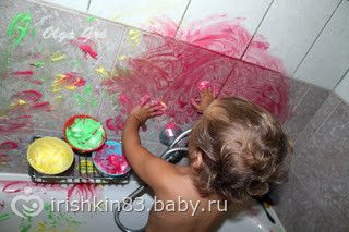 Краски для рисования в ванной своими руками 40