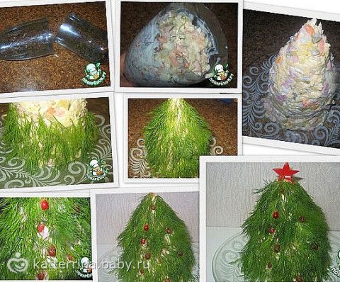 Сделать к новому году украшение на стол