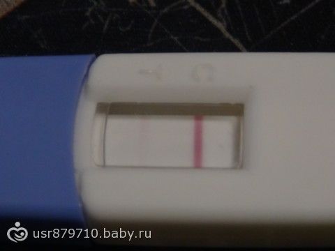 Тест на беременность бледная очень