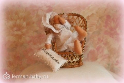 Ангелочки на крестины своими руками