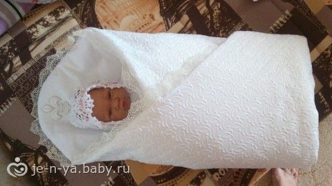 Это я, можно сказать, шила чтобы посмотреть как выйдет)) В итоге на выписку будет одеялко