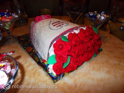Торт для свекрови на юбилей