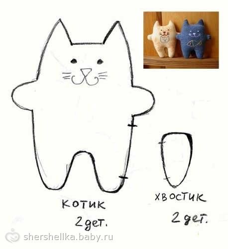Подушки кошки своими руками выкройки фото схемы фото 723