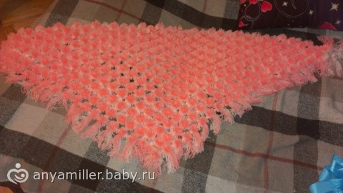 плед помпонами ))