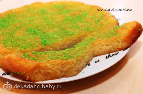 Тыквенный манник рецепт с фото