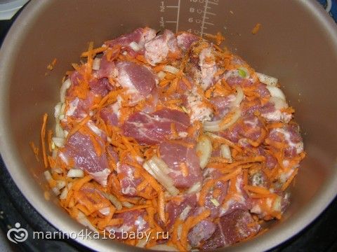 Мяса с гречкой в мультиварке с фото Мяса с гречкой в мультиварке с фото