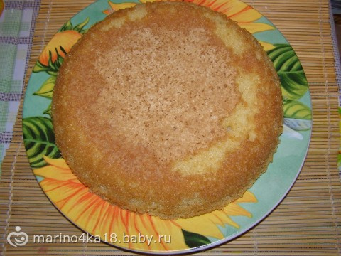 Пирог, который приготовили мои детки в мультиварке