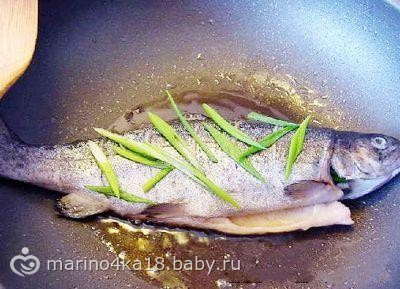 Жаренная форель