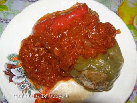Болгарский перец фаршированный