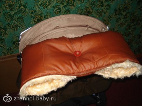 Муфта рукавички для рук на коляску своими руками фото 39