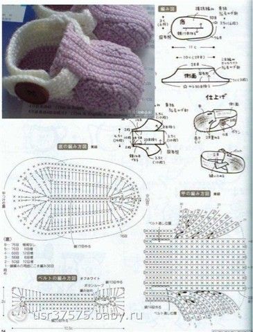 Вязание крючком для новорожденных со схемами и описанием для девочек