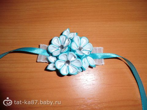 Канзаши цветок для невесты Канзаши цветок для невесты
