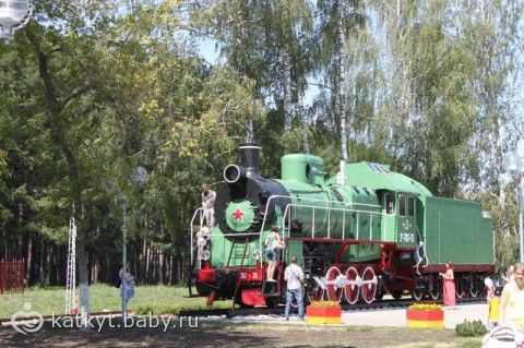 Новомосковская детская железная дорога фото