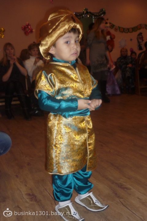 Новогодний костюм для мальчика султан своими руками
