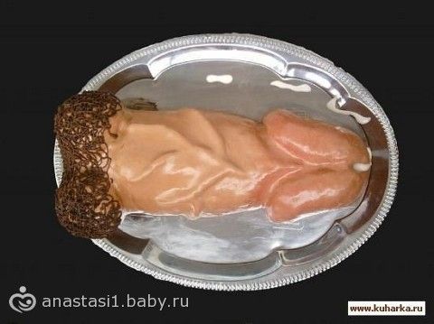 Торты в виде гениталий фото